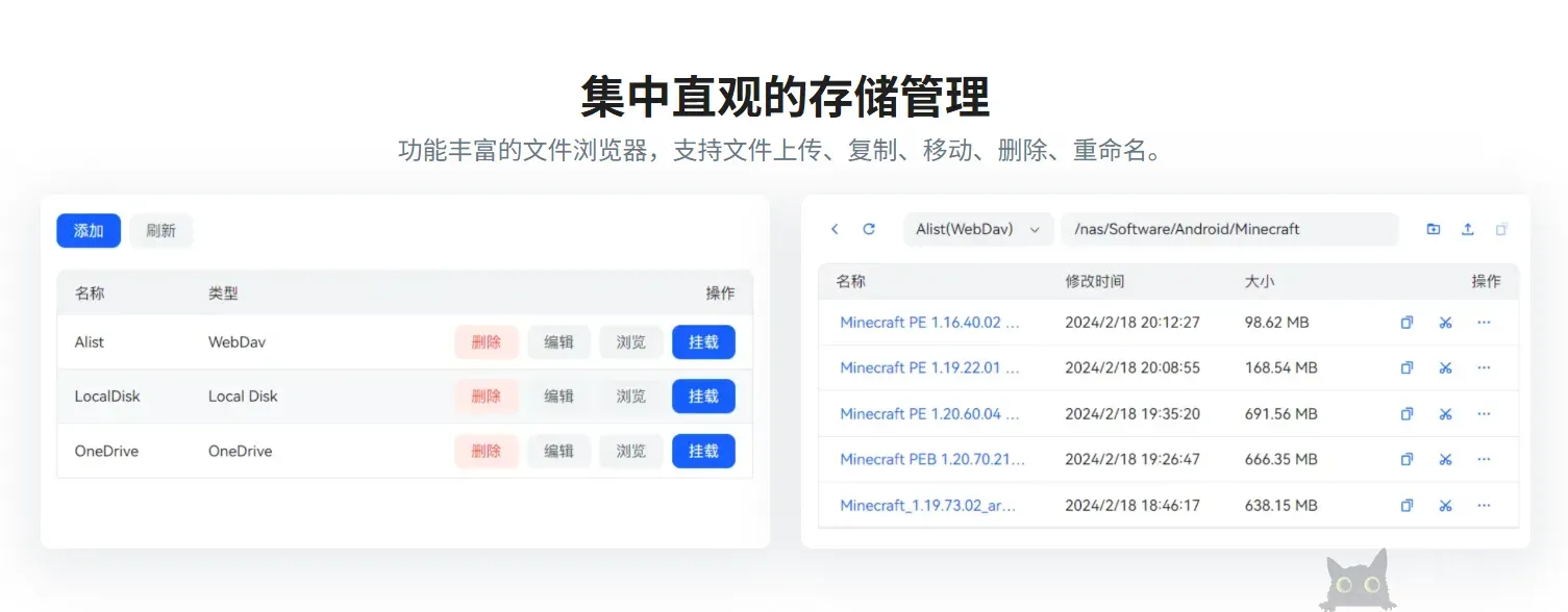 NetMount -统一管理和挂载云存储设施